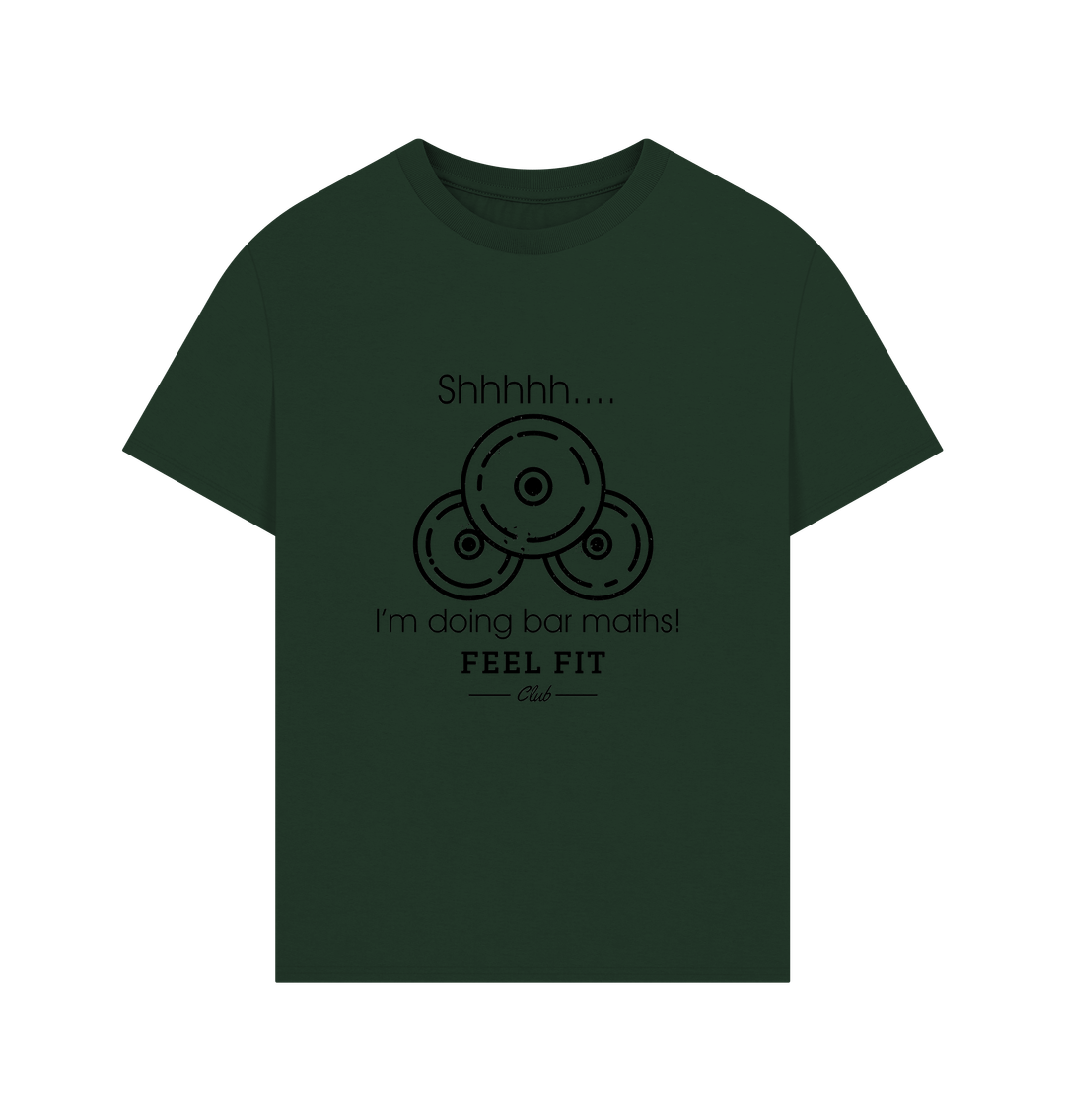 Feel Fit Club Unisex Bar Maths Evergreen / L