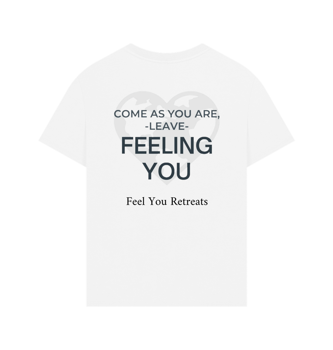 White Printed T-shirt Back
