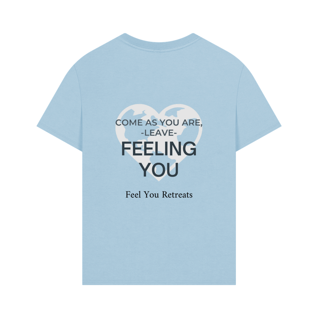 Milky Blue Printed T-shirt Back
