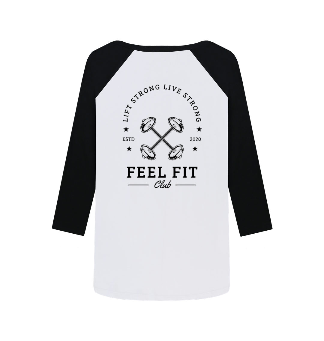 Black-White Printed Baseball T-shirt