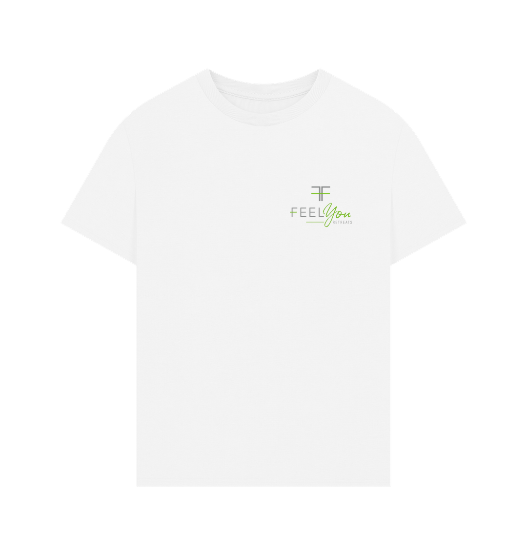 White Printed T-shirt Front