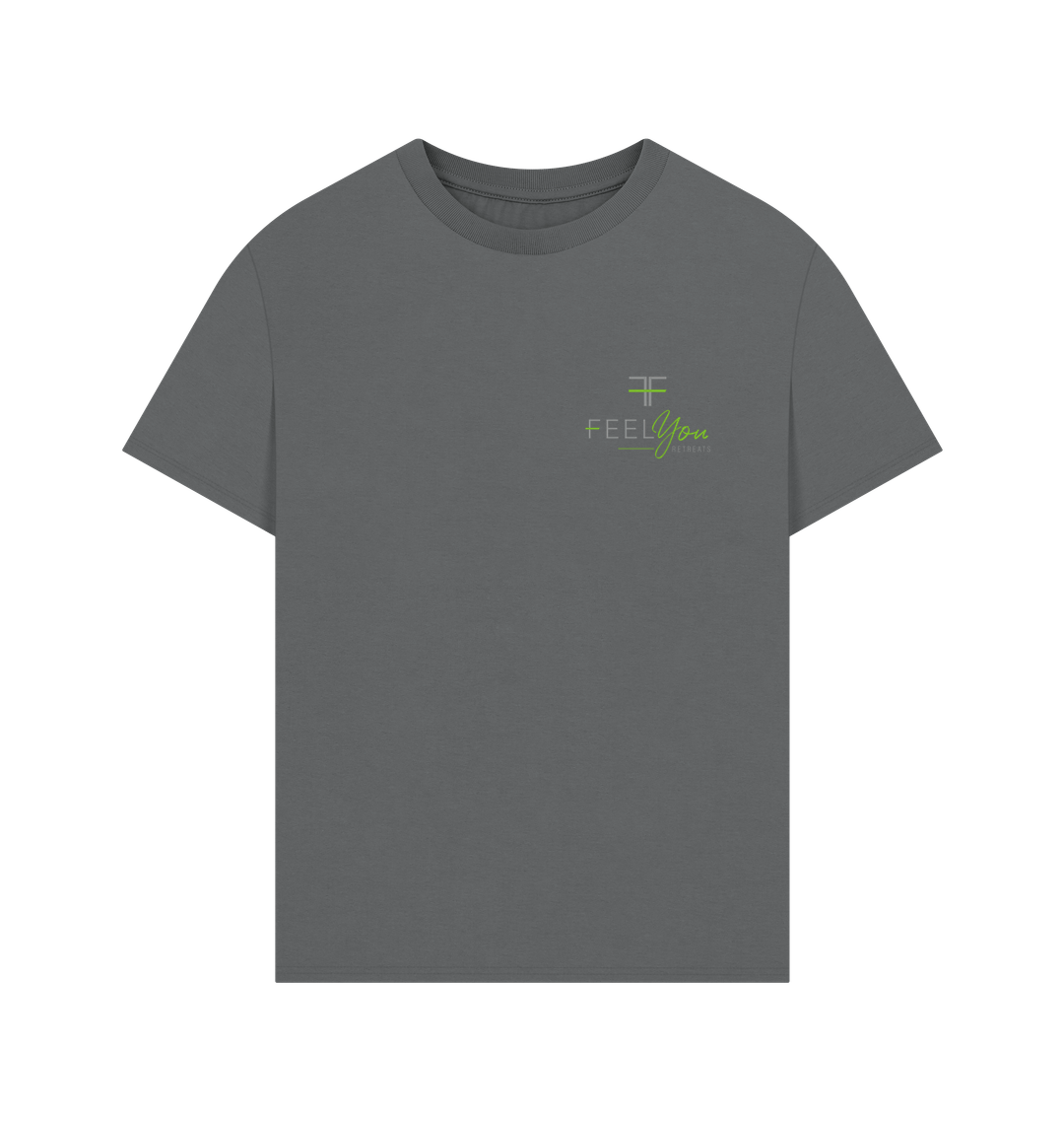 Slate Grey Printed T-shirt Front