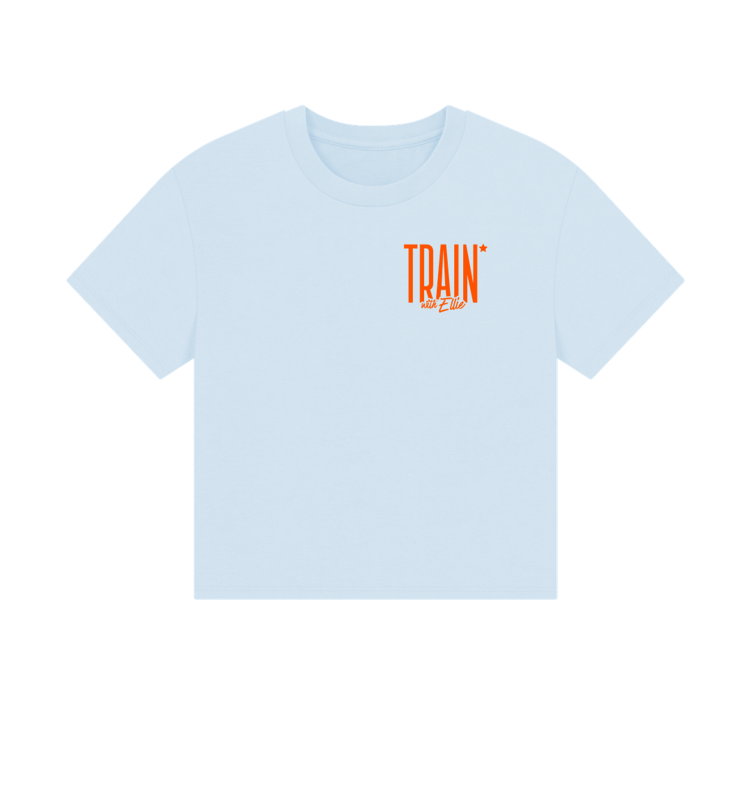 Sky Blue Printed T-shirt