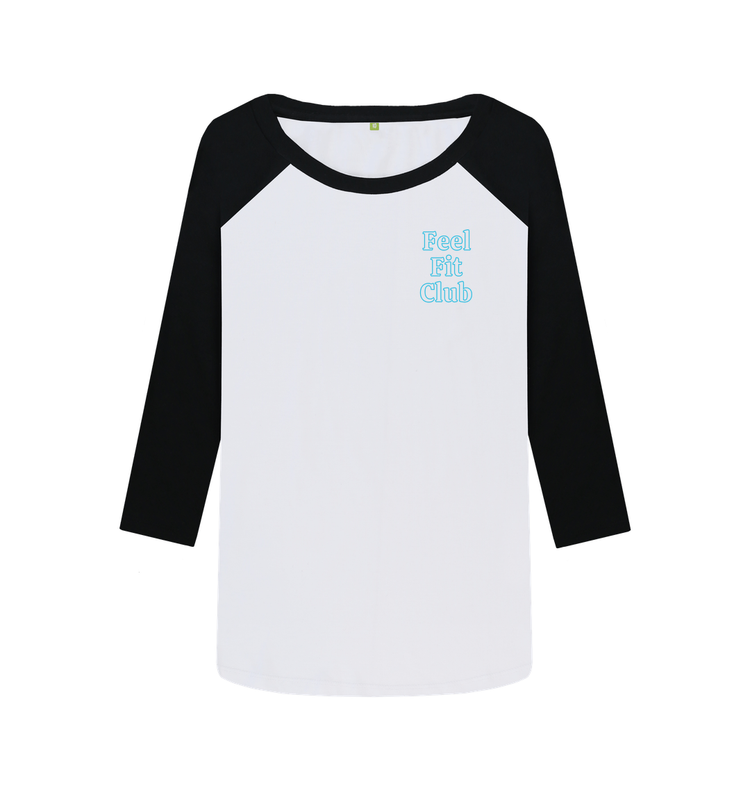 Black-White Printed Baseball T-shirt