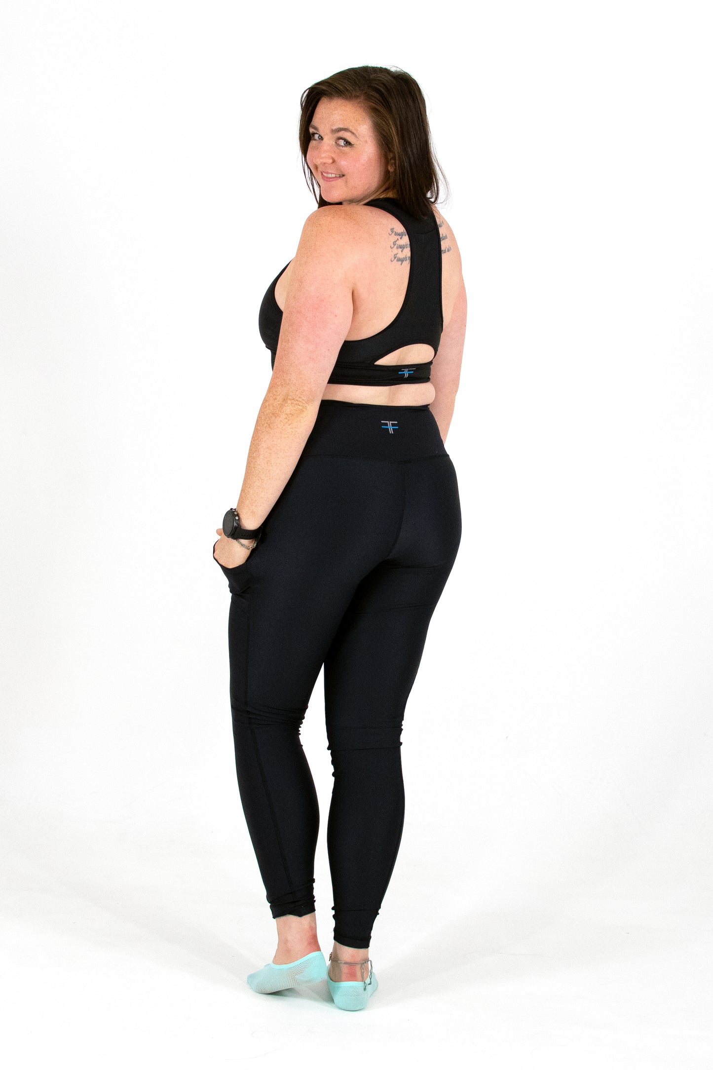 Evolve Full Length Leggings with Pockets XXXL / Black