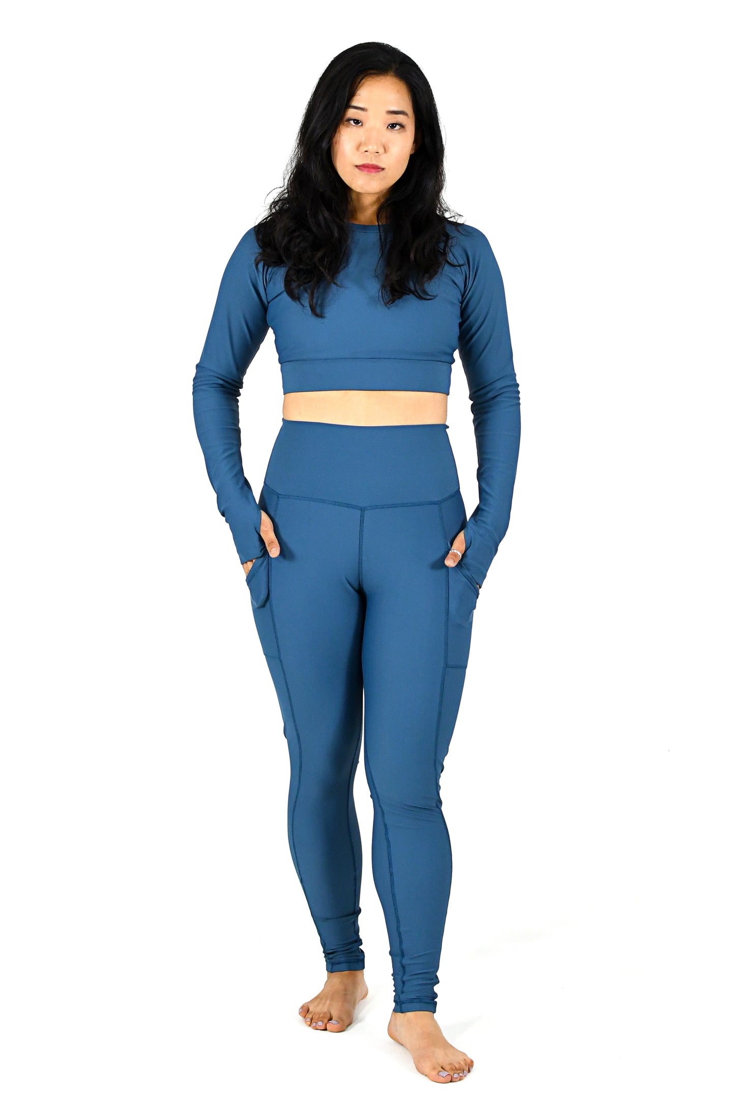 Evolve Full Length Leggings with Pockets M / Pine