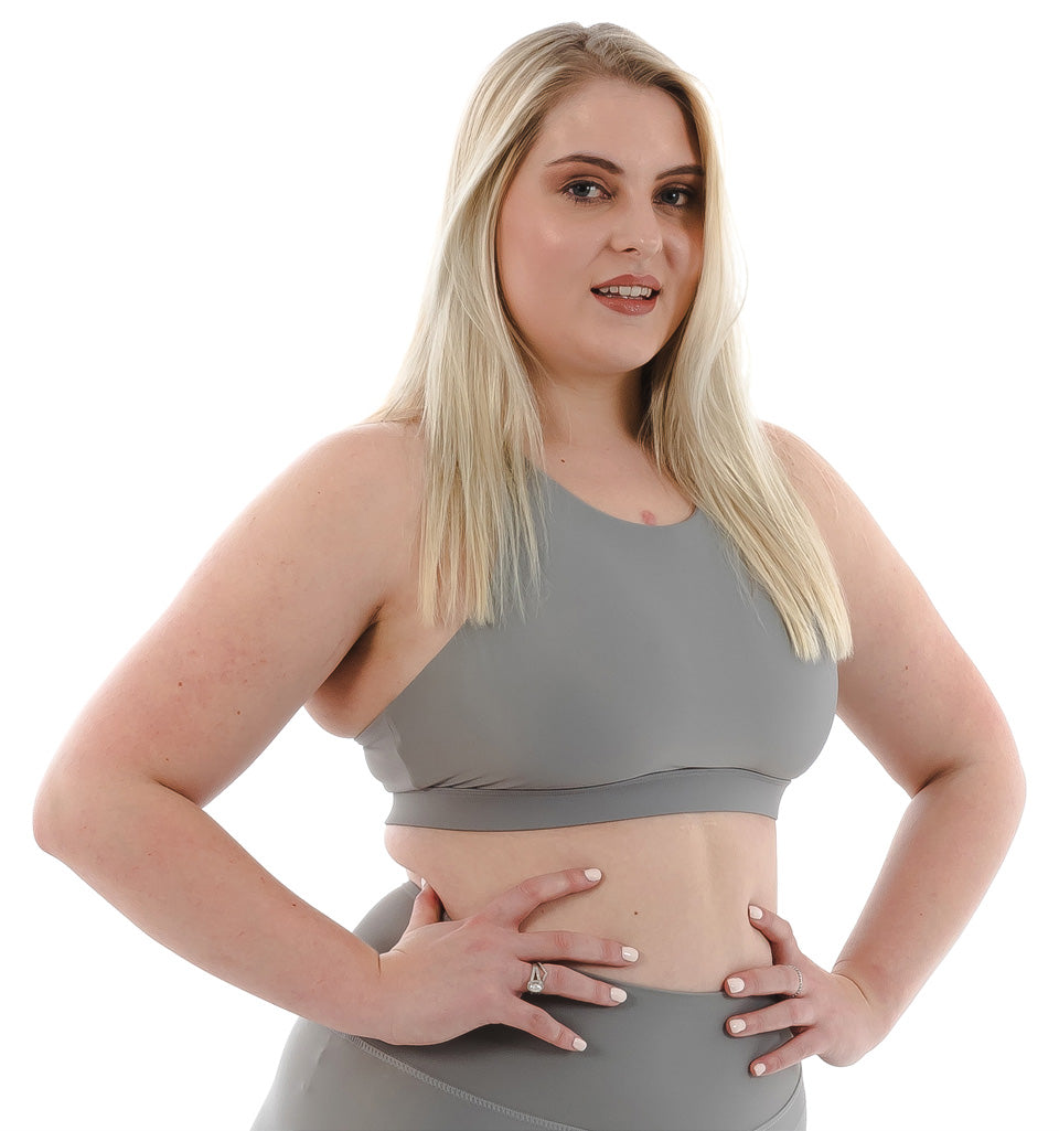 SIGNATURE Ultra Bra - *Voted BEST sports bra by Grazia* M / Moon - Grey