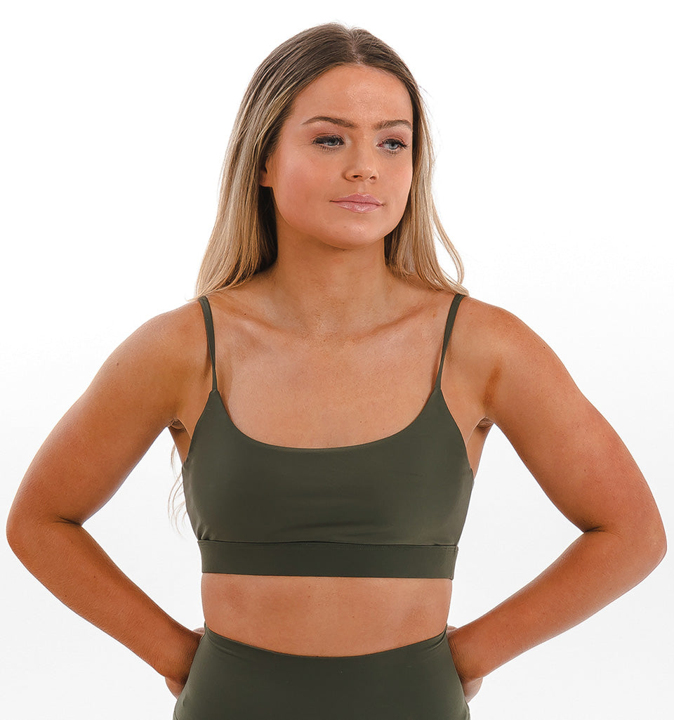 Signature Bralette Top Medium Support with Supportive Underband – My Feel  Fit