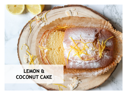 Ellie's delicious lemon & Coconut cake