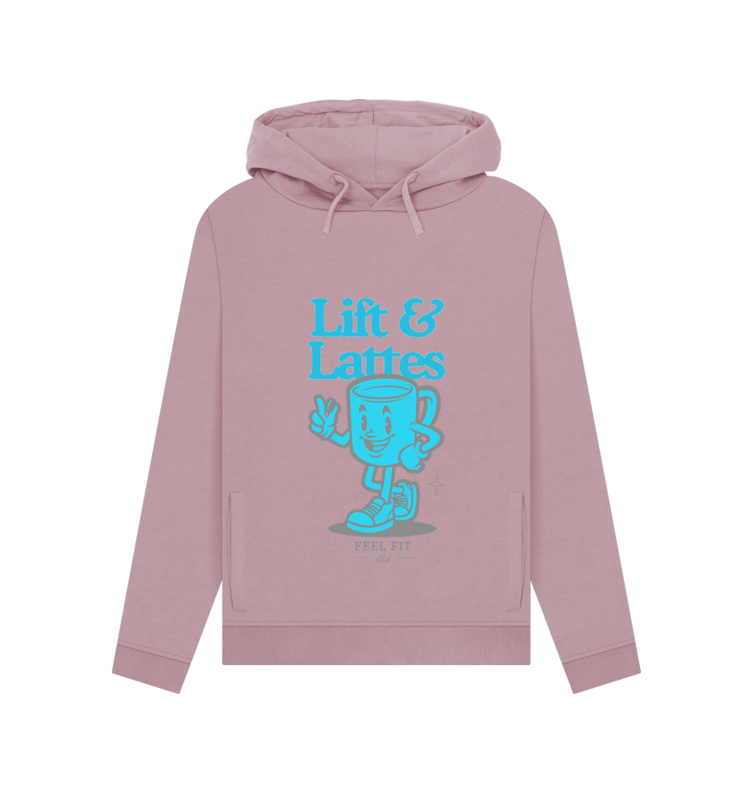 Mauve Printed Hoody