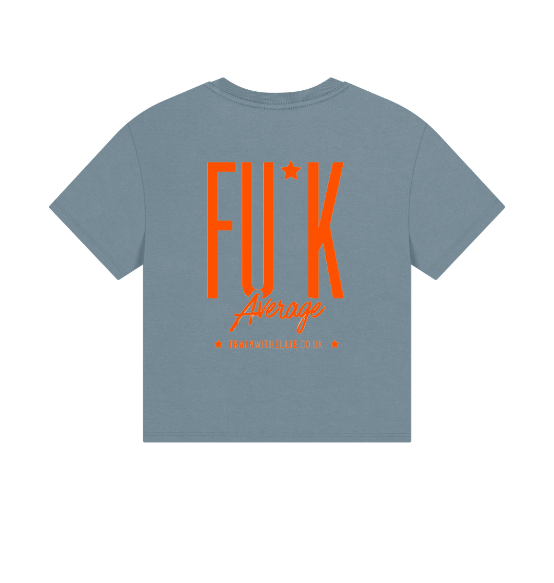 Stone Blue Printed T-shirt Back