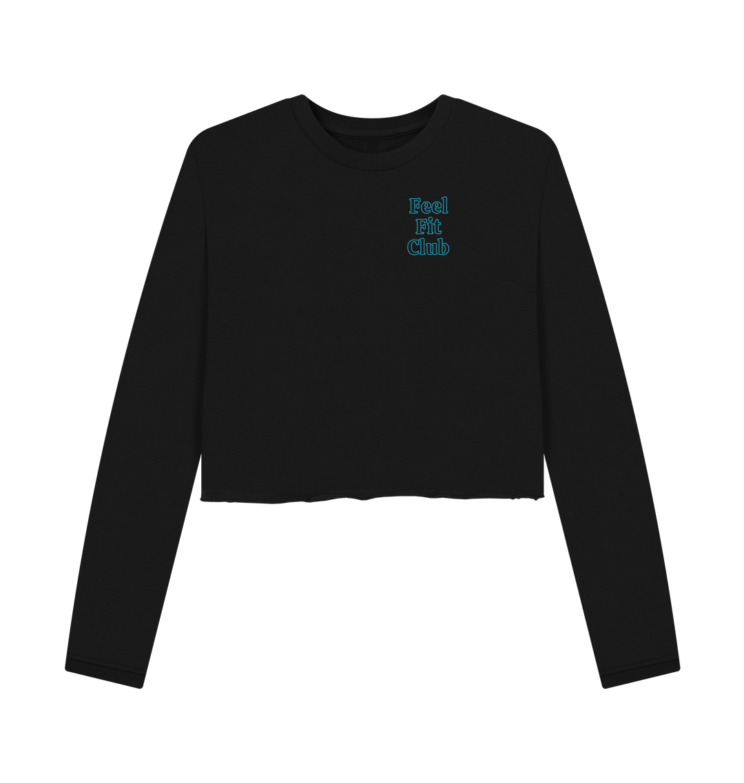 Black Printed Boxy Jumpers Front