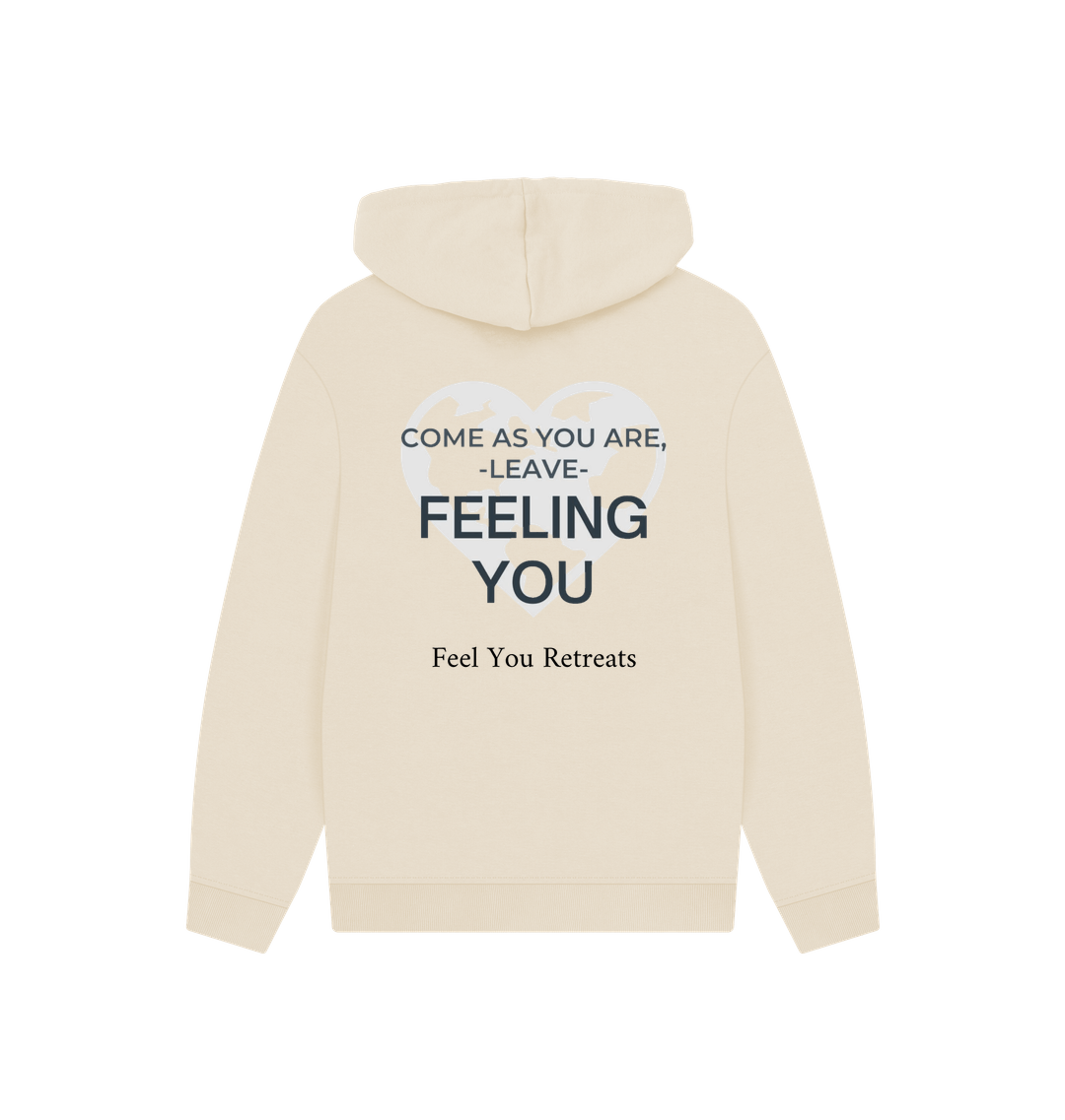 Oat Printed Hoody Back