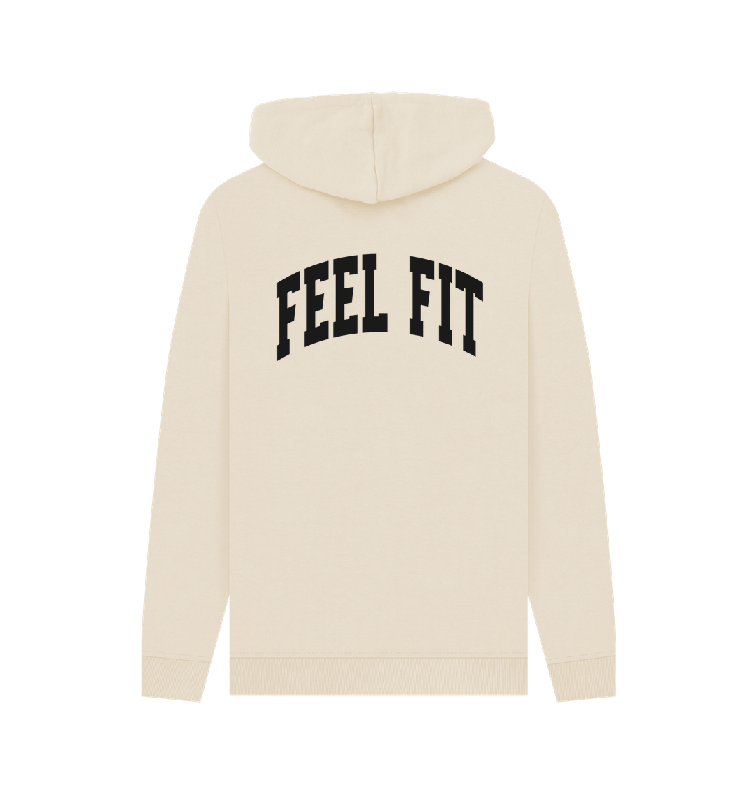 Oat Printed Hoody Back