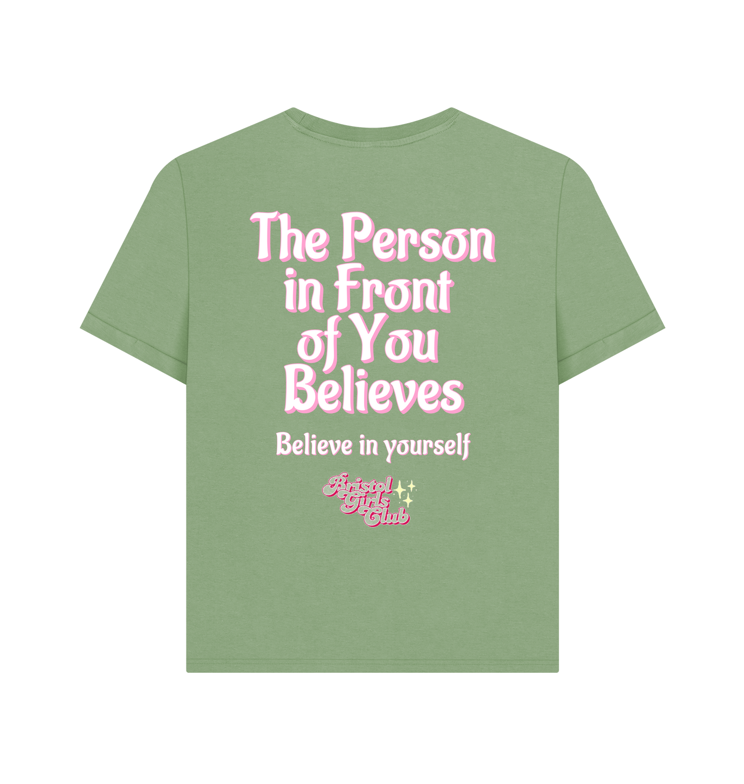 Sage Printed T-shirt Back
