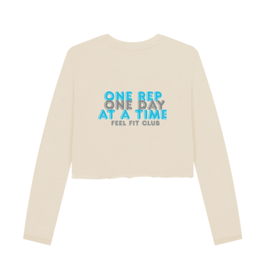 Oat Printed Boxy Jumpers Back
