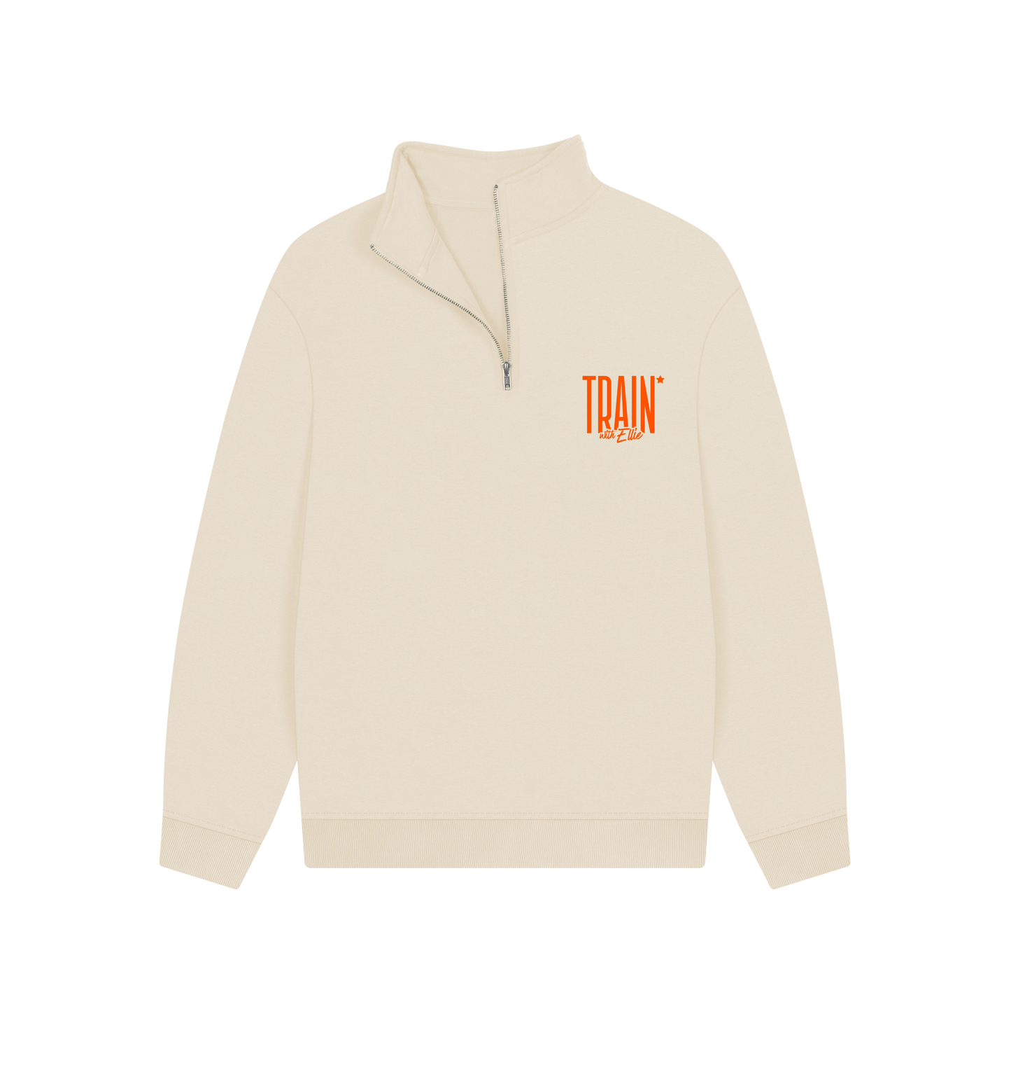 Oat Printed Sweater Front