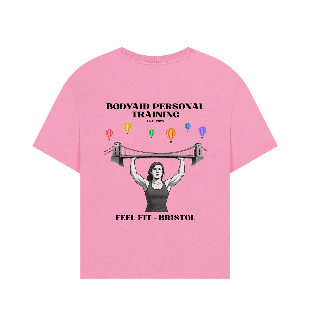 Rose Pink Printed T-shirt Back