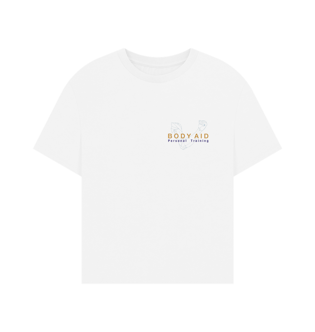 White Printed T-shirt Front