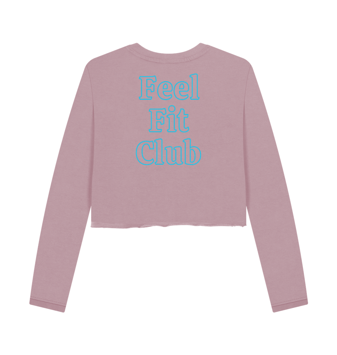 Mauve Printed Boxy Jumpers Back