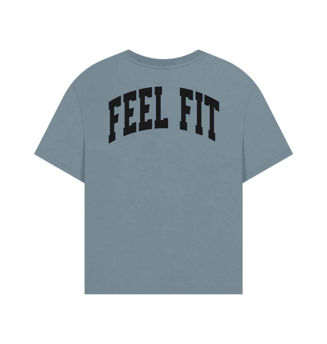 Stone Blue Printed T-shirt