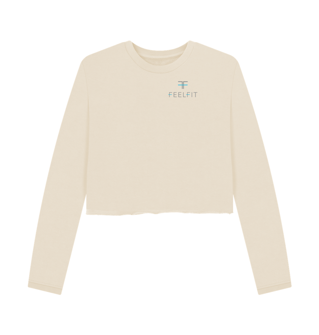Oat Printed Boxy Jumpers Front
