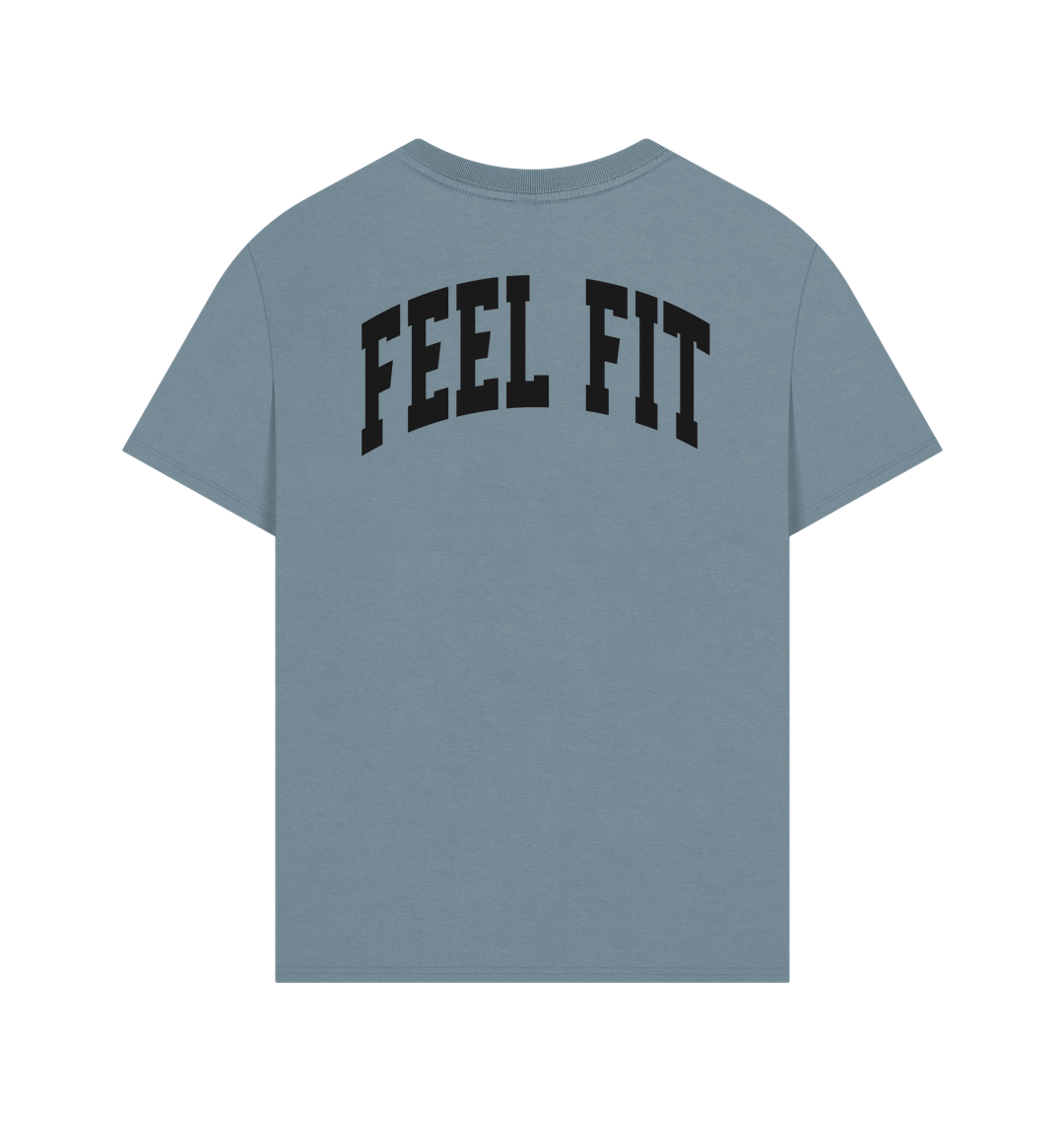 Stone Blue Printed T-shirt