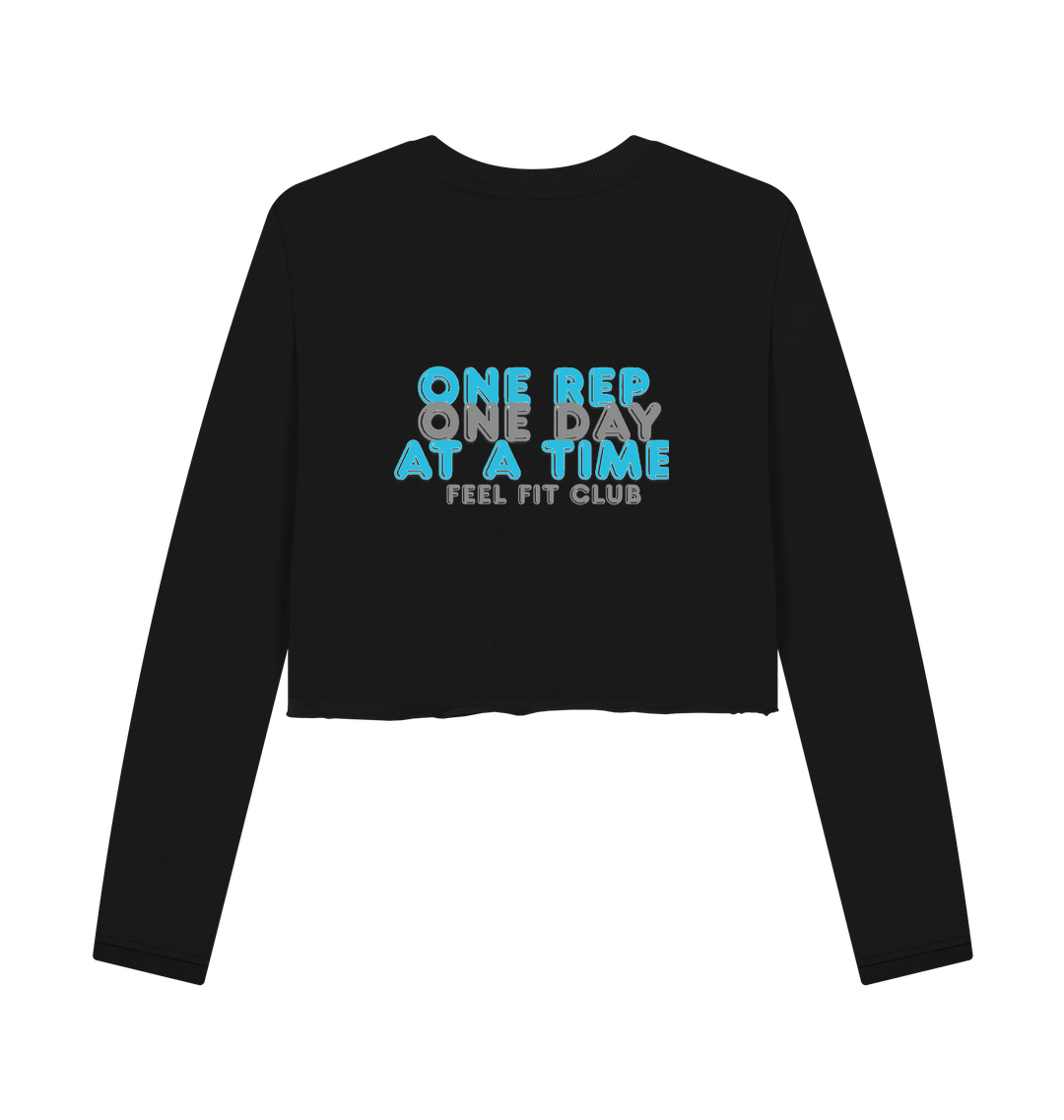 Black Printed Boxy Jumpers Back