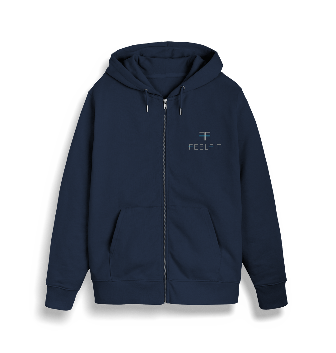 Feel Fit Zip Through Hoodie French Navy / XL