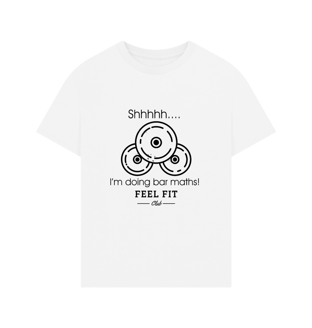 Feel Fit Club Unisex Bar Maths White / XXL