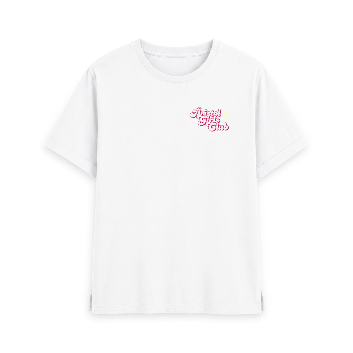 White Printed T-shirt Front