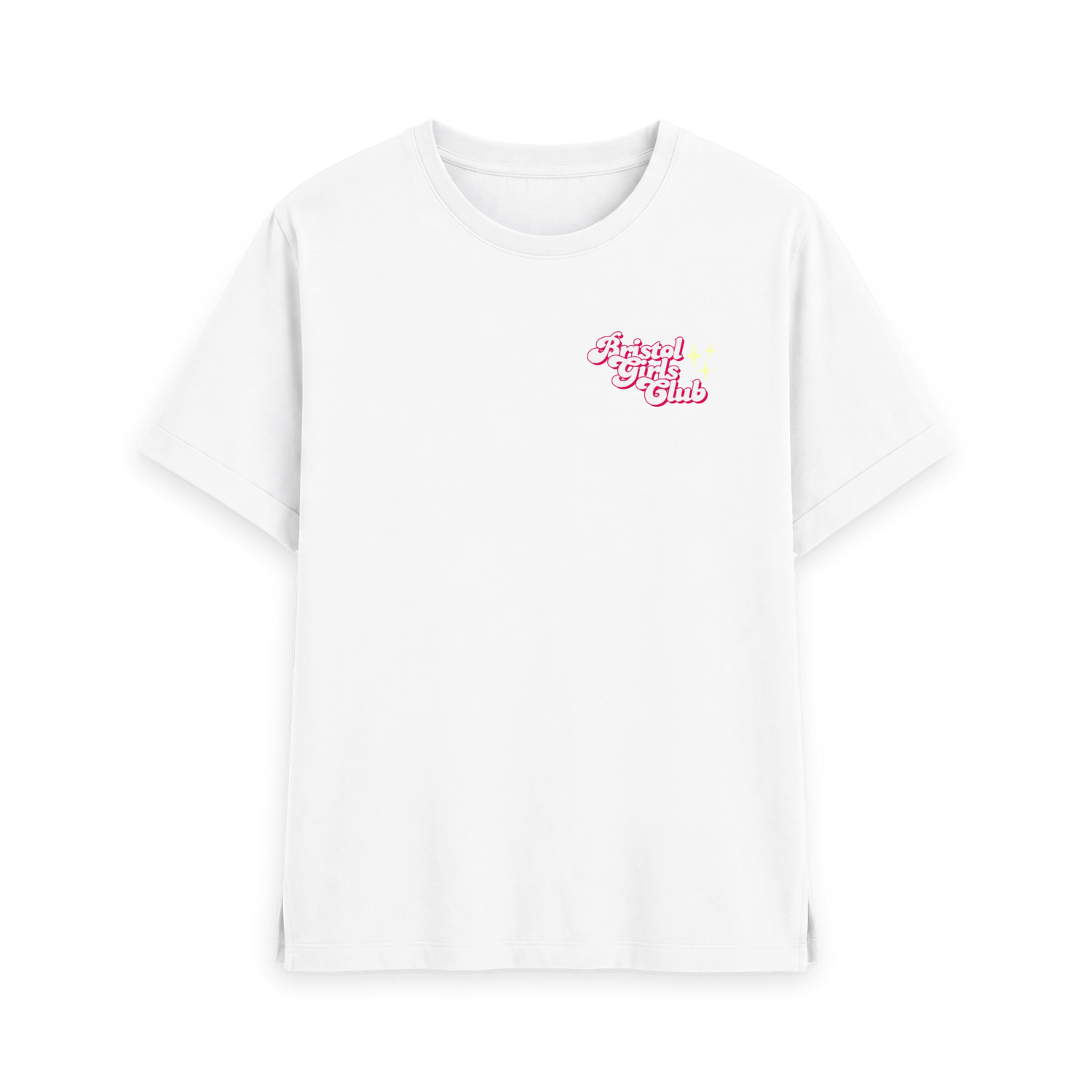 White Printed T-shirt Front