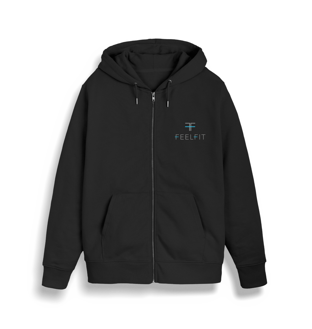 Feel Fit Zip Through Hoodie Black / XL