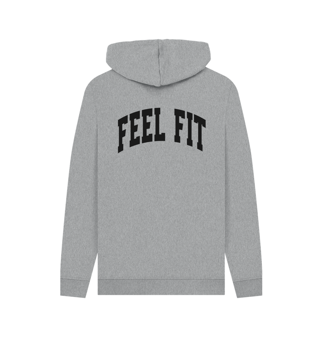 Light Heather Printed Hoody Back