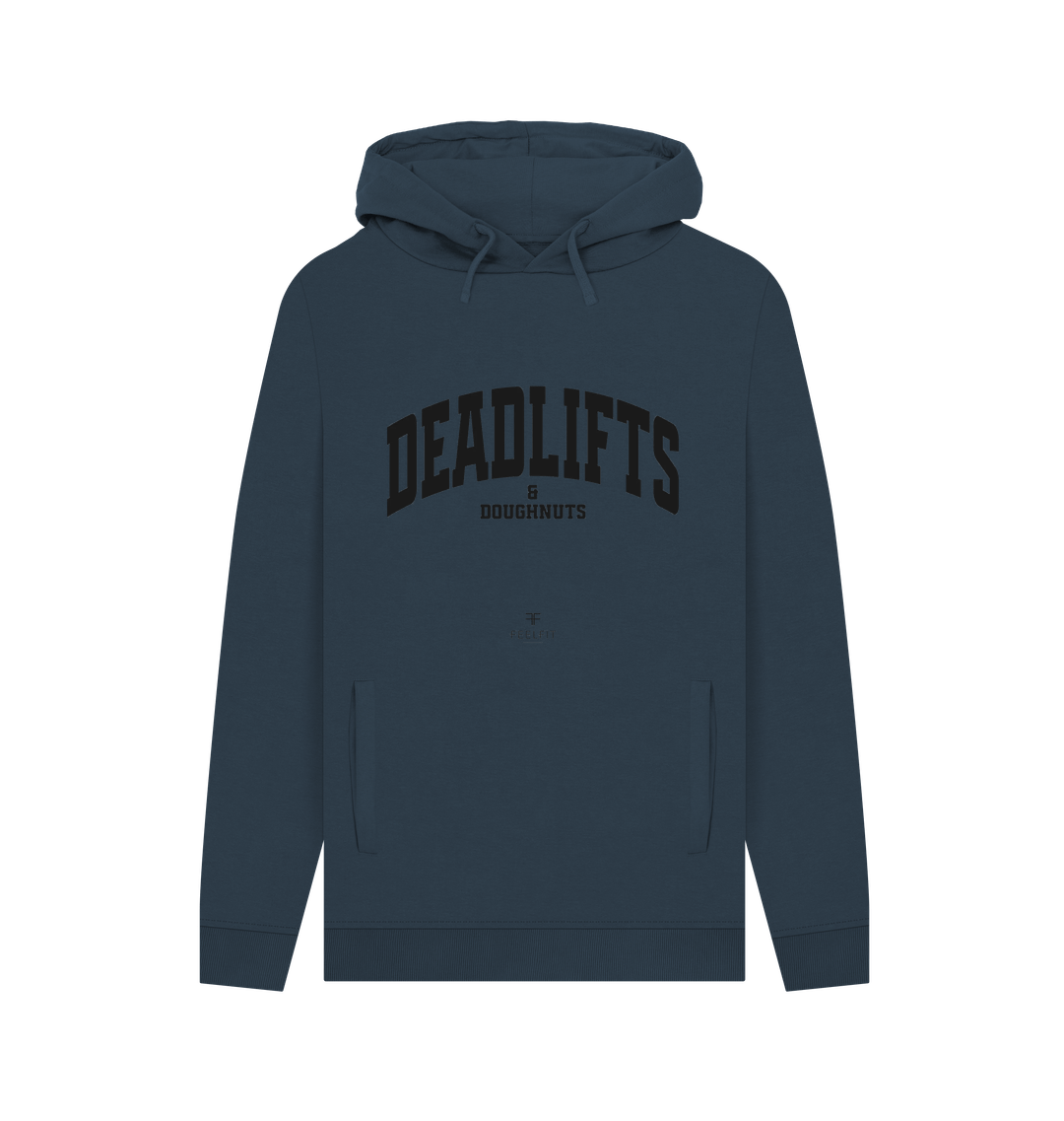 Navy Printed Hoody Front