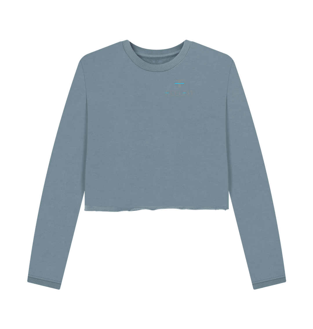 Feel Fit Club Boxy Sweatshirt Stone Blue / 18