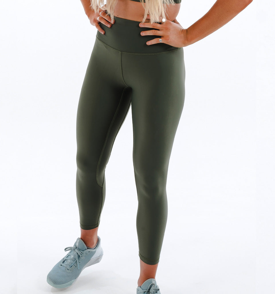 Women's Yoga Pants High Waisted Workout Leggings Squat Proof 7/8 Length  Legging
