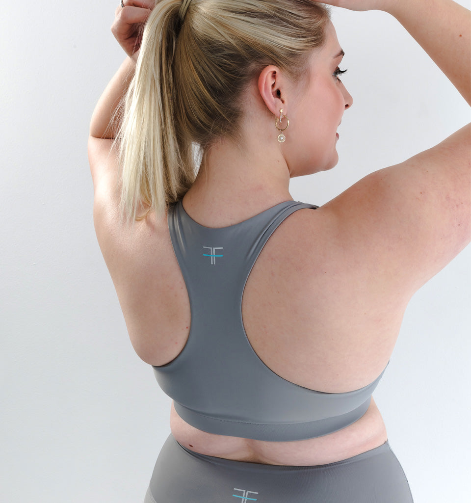 Plus Racer Back Sports Bra-High Support