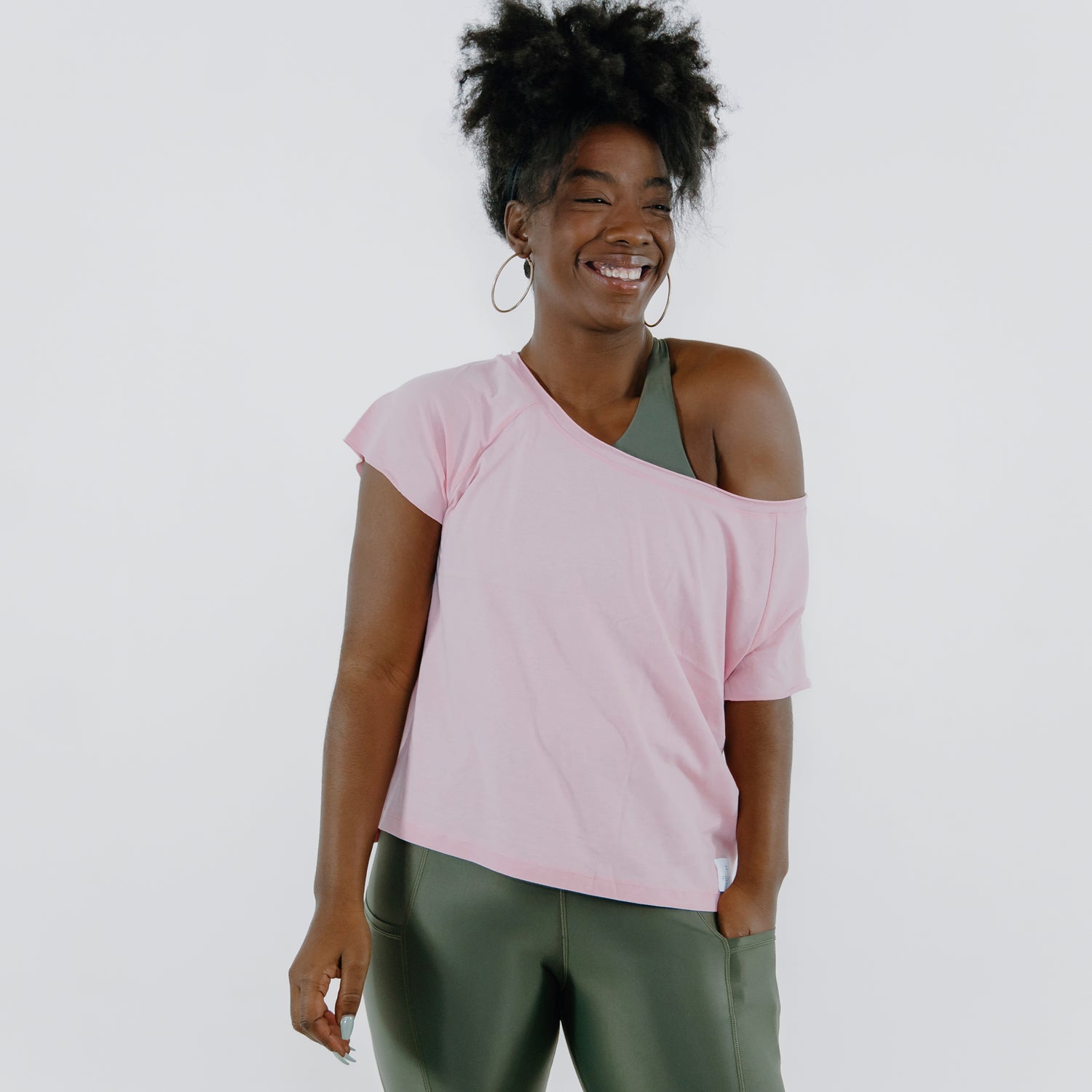 Escape to the Barre Slouch Tee XL / Pink
